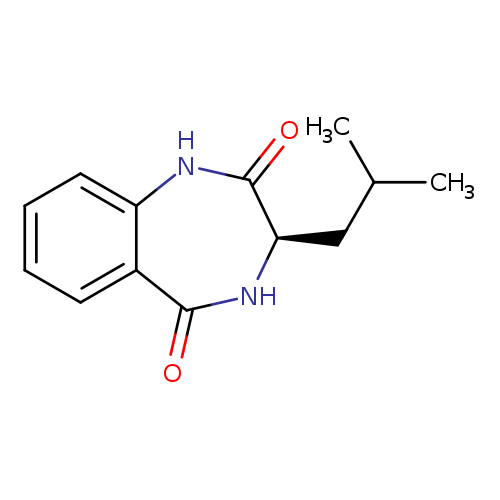 (3R)-3-(2-methylpropyl)-2,3,4,5-tetrahydro-1H-1,4-benzodiazepine-2,5-dione