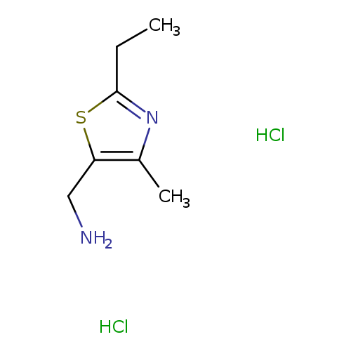 [(2-ethyl-4-methyl-1,3-thiazol-5-yl)methyl]amine dihydrochloride