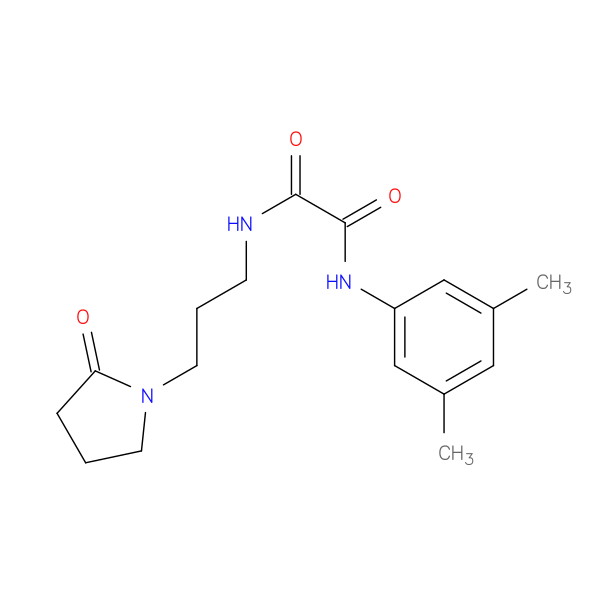 N'-(3,5-dimethylphenyl)-N-[3-(2-oxopyrrolidin-1-yl)propyl]ethanediamide