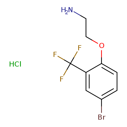 1-(2-aminoethoxy)-4-bromo-2-(trifluoromethyl)benzene hydrochloride
