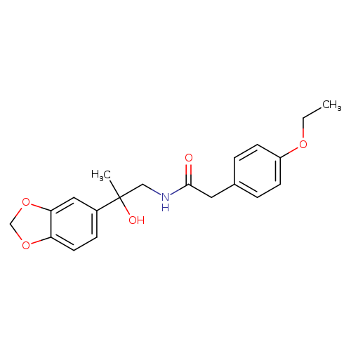 N-[2-(2H-1,3-benzodioxol-5-yl)-2-hydroxypropyl]-2-(4-ethoxyphenyl)acetamide