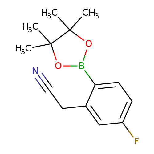 2-Cyanomethyl-4-fluorophenylboronic acid, pinacol ester