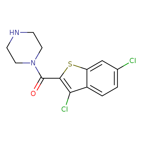 1-[(3,6-Dichloro-1-benzothien-2-yl)carbonyl]piperazine