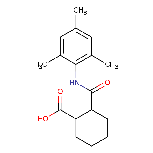2-[(2,4,6-trimethylphenyl)carbamoyl]cyclohexane-1-carboxylic acid
