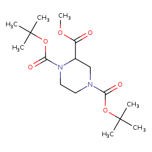 1,4-DI-TERT-BUTYL 2-METHYL PIPERAZINE-1,2,4-TRICARBOXYLATE