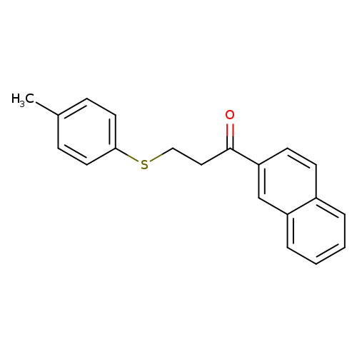 3-[(4-methylphenyl)sulfanyl]-1-(naphthalen-2-yl)propan-1-one