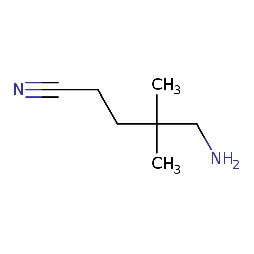 5-amino-4,4-dimethylpentanenitrile