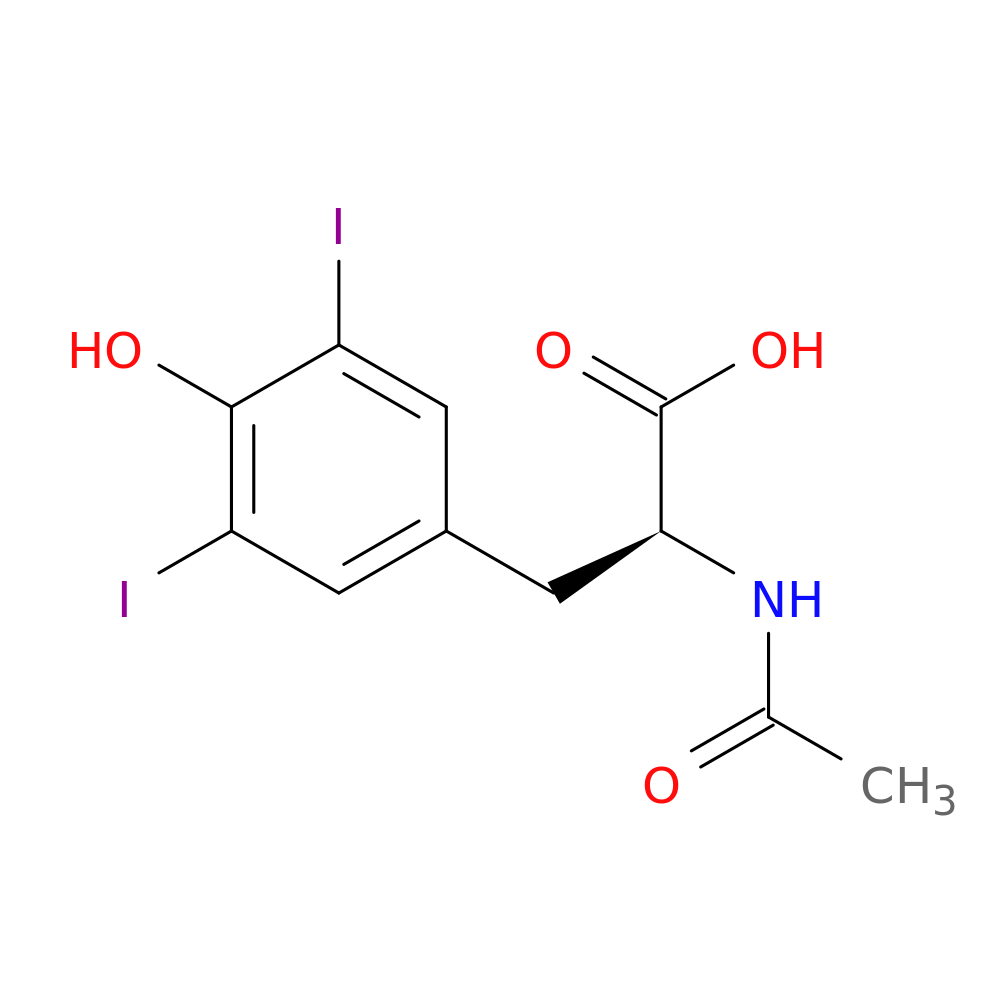 (S)-2-Acetamido-3-(4-hydroxy-3,5-diiodophenyl)propanoic acid