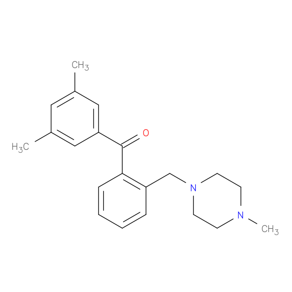 3,5-DIMETHYL-2'-(4-METHYLPIPERAZIN-1-YLMETHYL)BENZOPHENONE