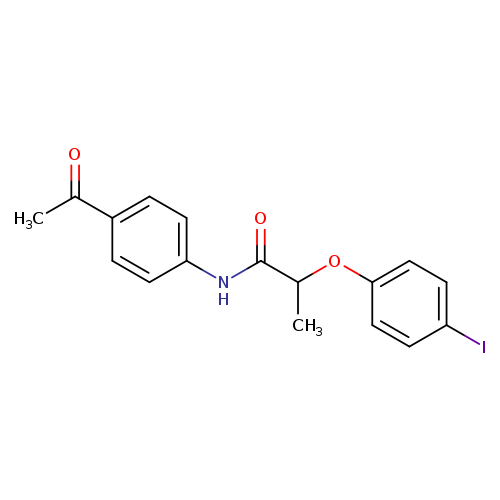 N-(4-acetylphenyl)-2-(4-iodophenoxy)propanamide