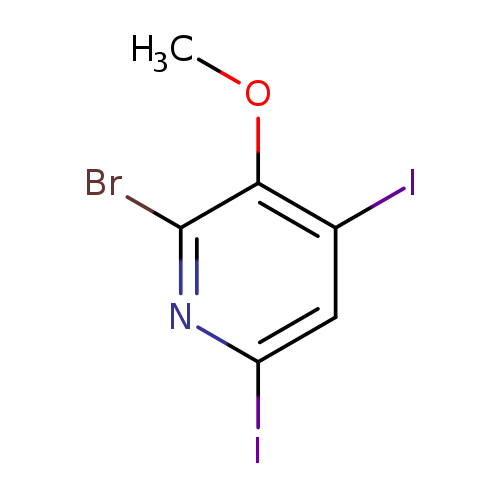 2-Bromo-4,6-diiodo-3-methoxypyridine