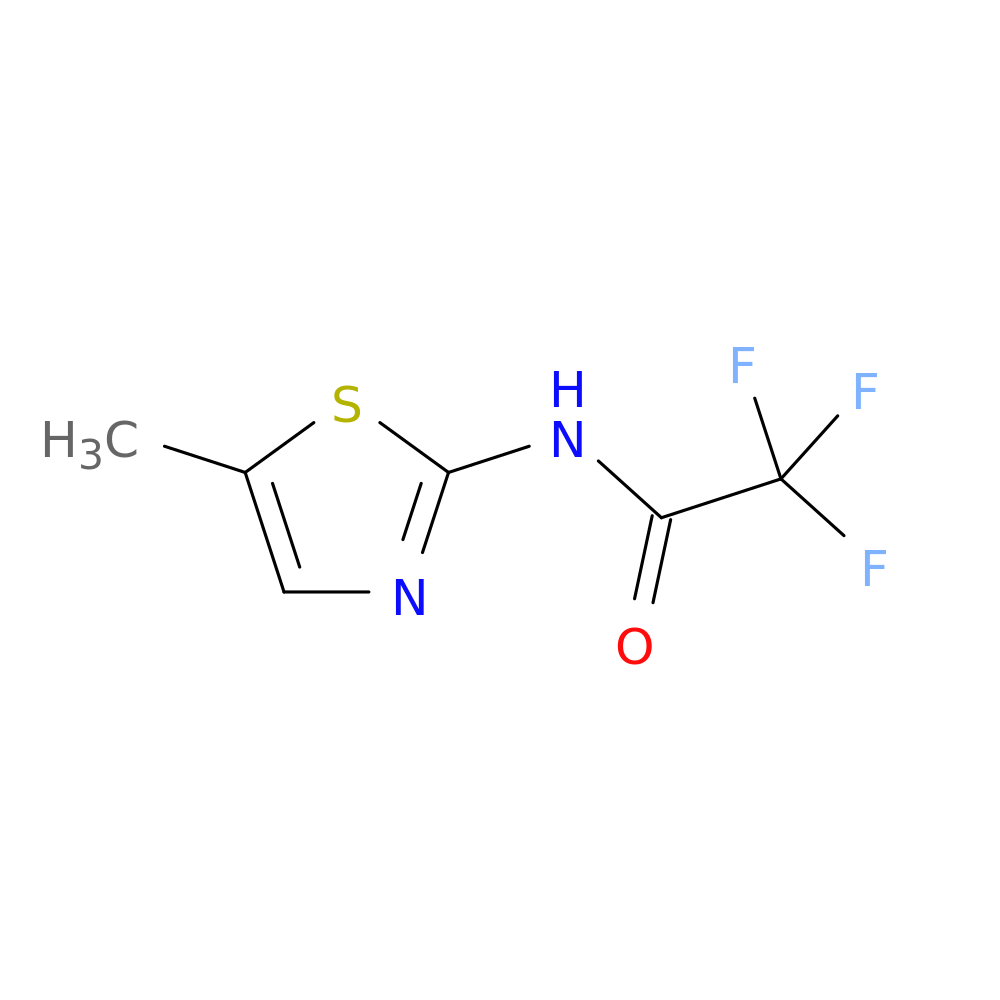 2,2,2-trifluoro-N-(5-methyl-1,3-thiazol-2-yl)acetamide