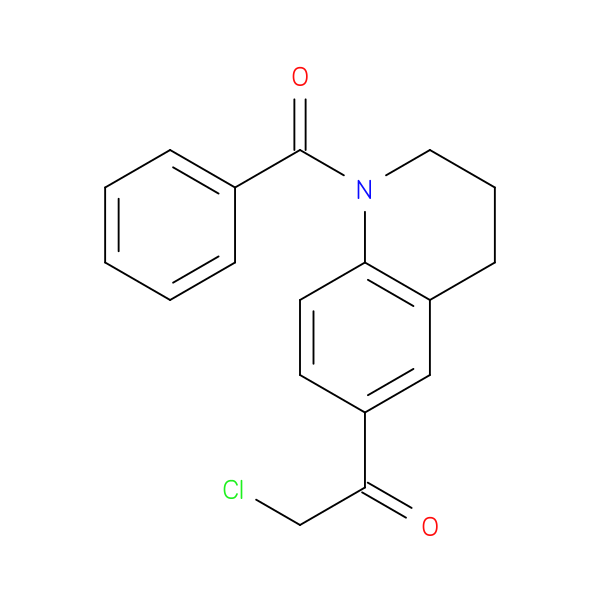 1-(1-benzoyl-1,2,3,4-tetrahydroquinolin-6-yl)-2-chloroethan-1-one