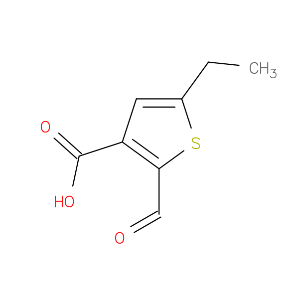 5-ethyl-2-formylthiophene-3-carboxylic acid