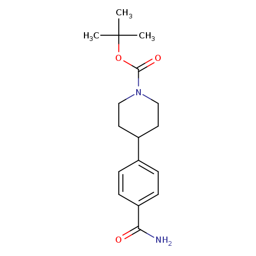tert-Butyl 4-(4-carbamoylphenyl)piperidine-1-carboxylate