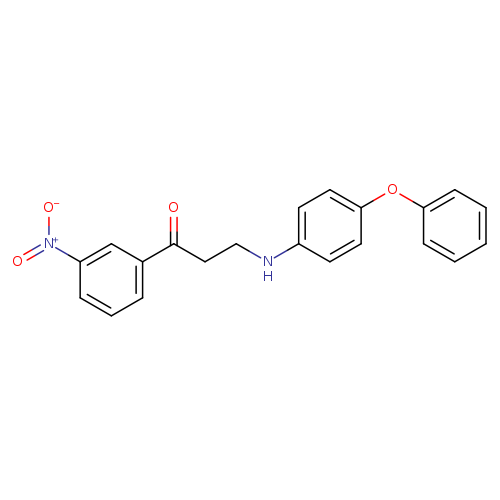1-(3-Nitrophenyl)-3-((4-phenoxyphenyl)amino)propan-1-one