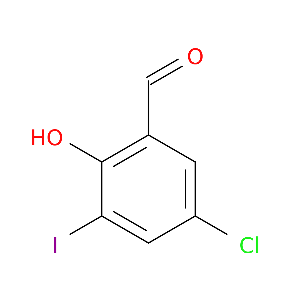 5-chloro-2-hydroxy-3-iodobenzaldehyde