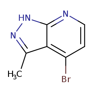 1H-Pyrazolo[3,4-b]pyridine, 4-bromo-3-methyl-