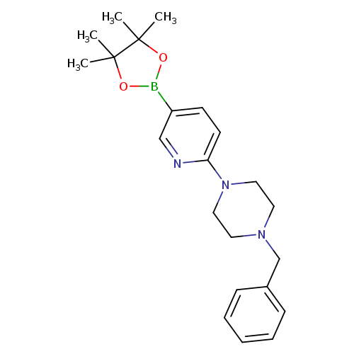 Piperazine, 1-(phenylmethyl)-4-[5-(4,4,5,5-tetramethyl-1,3,2-dioxaborolan-2-yl)-2-pyridinyl]-