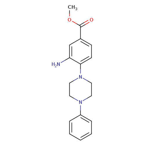 methyl 3-amino-4-(4-phenylpiperazin-1-yl)benzoate