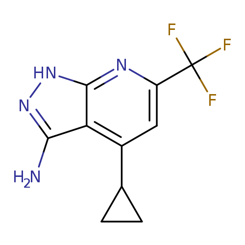 4-Cyclopropyl-6-(trifluoromethyl)-1h-pyrazolo[3,4-b]pyridin-3-amine
