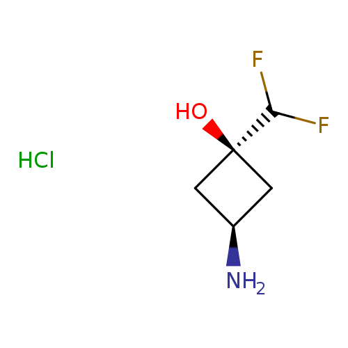 rac-(1s,3s)-3-amino-1-(difluoromethyl)cyclobutan-1-olhydrochloride