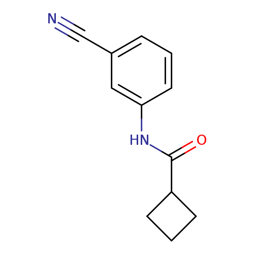 N-(3-cyanophenyl)cyclobutanecarboxamide