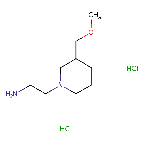 2-[3-(methoxymethyl)piperidin-1-yl]ethan-1-amine dihydrochloride