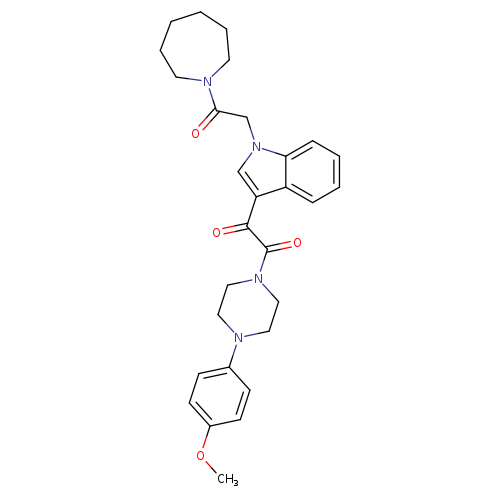 1-{1-[2-(azepan-1-yl)-2-oxoethyl]-1H-indol-3-yl}-2-[4-(4-methoxyphenyl)piperazin-1-yl]ethane-1,2-dione