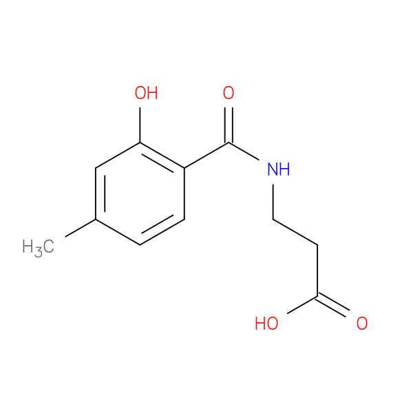 3-[(2-Hydroxy-4-methylphenyl)formamido]propanoic acid