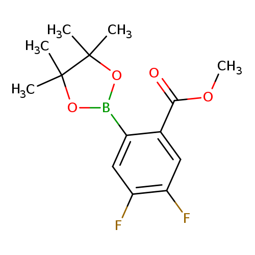 Benzoic acid, 4,5-difluoro-2-(4,4,5,5-tetramethyl-1,3,2-dioxaborolan-2-yl)-, methyl ester