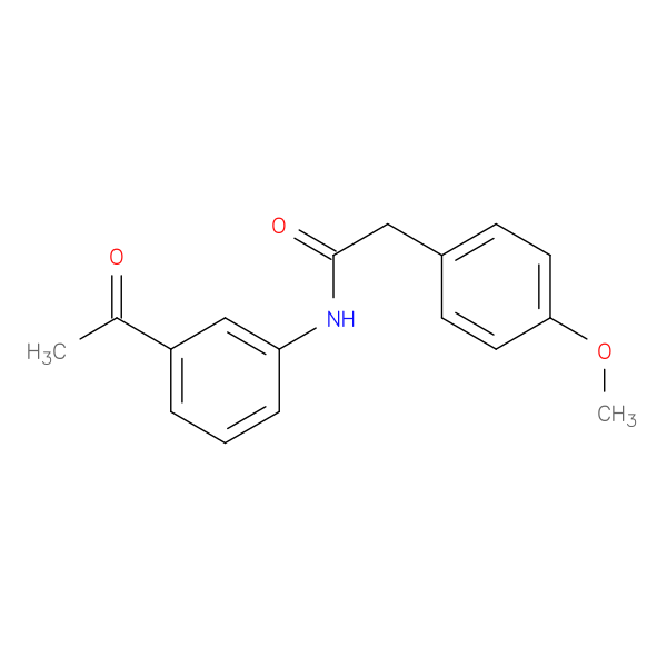 N-(3-Acetylphenyl)-2-(4-methoxyphenyl)acetamide