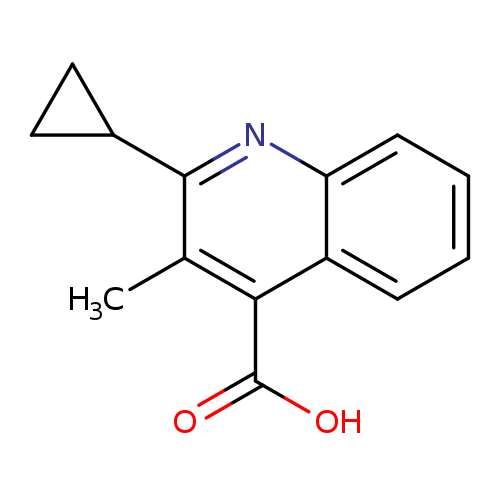 2-Cyclopropyl-3-methylquinoline-4-carboxylic acid