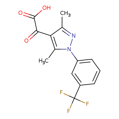 2-(3,5-Dimethyl-1-(3-(trifluoromethyl)phenyl)-1H-pyrazol-4-yl)-2-oxoacetic acid
