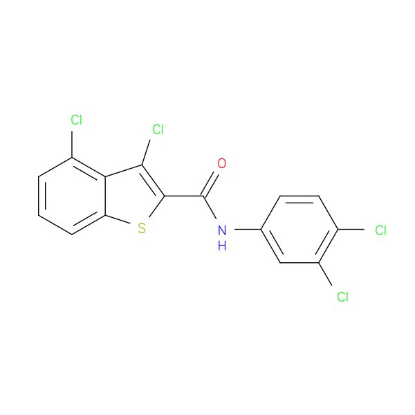 3,4-Dichloro-N-(3,4-dichlorophenyl)benzo[b]thiophene-2-carboxamide