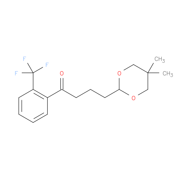 4-(5,5-Dimethyl-1,3-dioxan-2-yl)-2'-trifluoromethylbutyrophenone