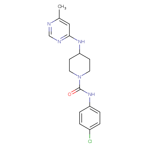 N-(4-chlorophenyl)-4-[(6-methylpyrimidin-4-yl)amino]piperidine-1-carboxamide