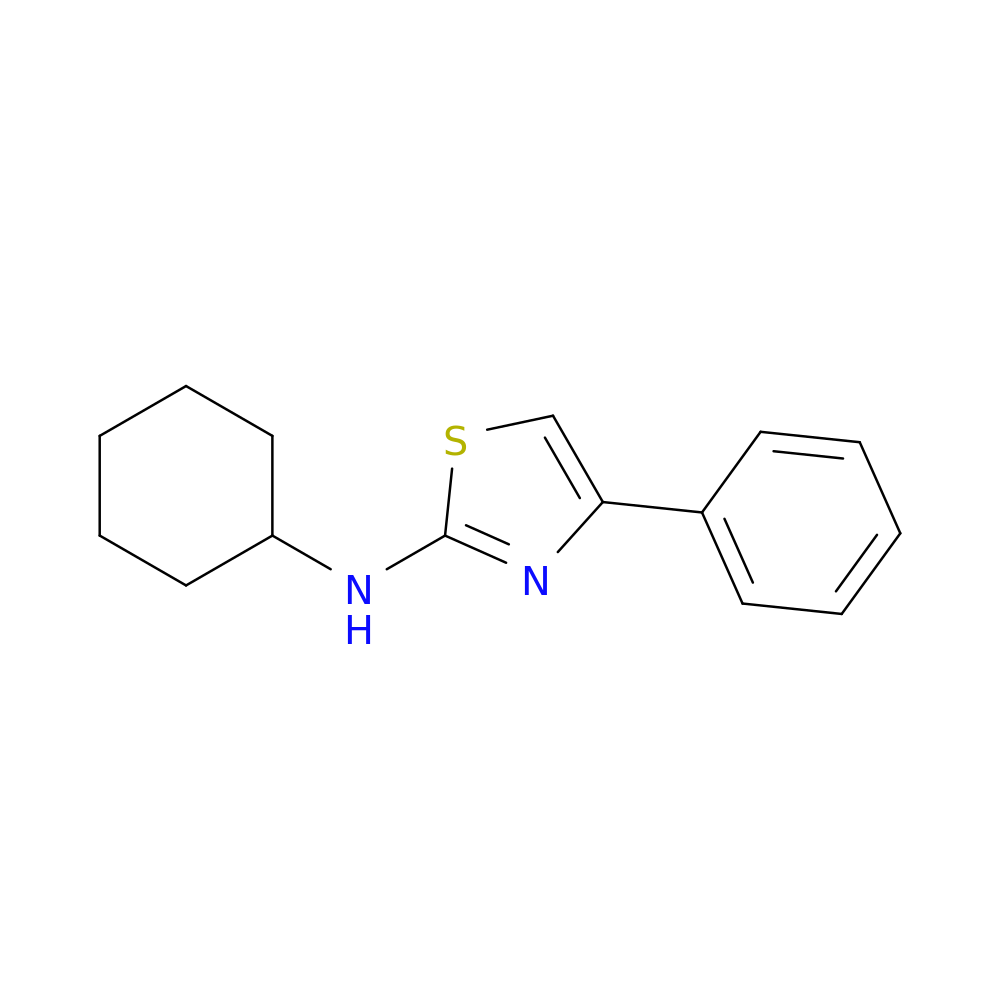 N-cyclohexyl-4-phenyl-1,3-thiazol-2-amine