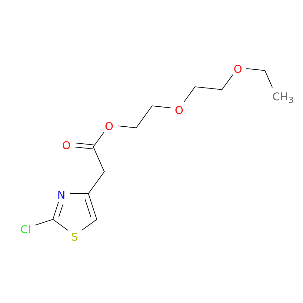2-(2-ethoxyethoxy)ethyl 2-(2-chloro-1,3-thiazol-4-yl)acetate