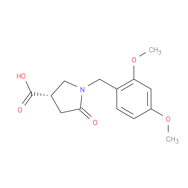 (S)-1-(2,4-Dimethoxybenzyl)-5-oxopyrrolidine-3-carboxylic acid
