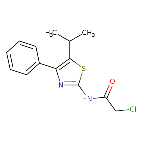 2-Chloro-N-[4-phenyl-5-(propan-2-yl)-1,3-thiazol-2-yl]acetamide