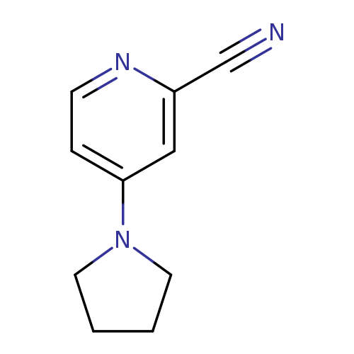 2-Pyridinecarbonitrile, 4-(1-pyrrolidinyl)-