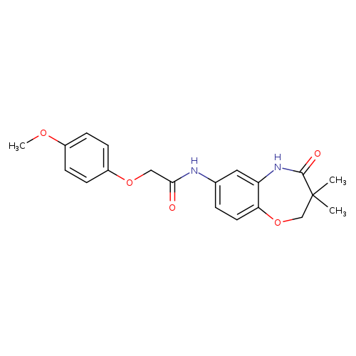N-(3,3-dimethyl-4-oxo-2,3,4,5-tetrahydro-1,5-benzoxazepin-7-yl)-2-(4-methoxyphenoxy)acetamide