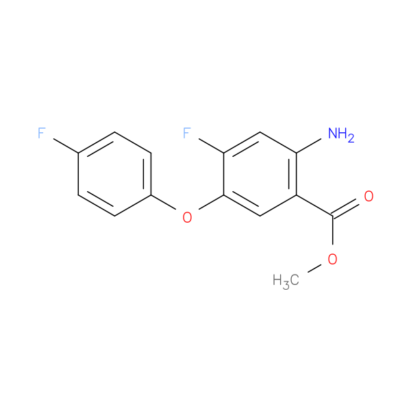 methyl 2-amino-4-fluoro-5-(4-fluorophenoxy)benzoate