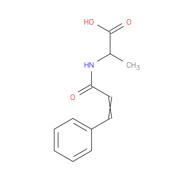 2-(3-phenylprop-2-enamido)propanoic acid