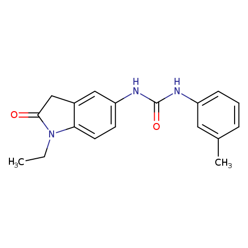 3-(1-ethyl-2-oxo-2,3-dihydro-1H-indol-5-yl)-1-(3-methylphenyl)urea