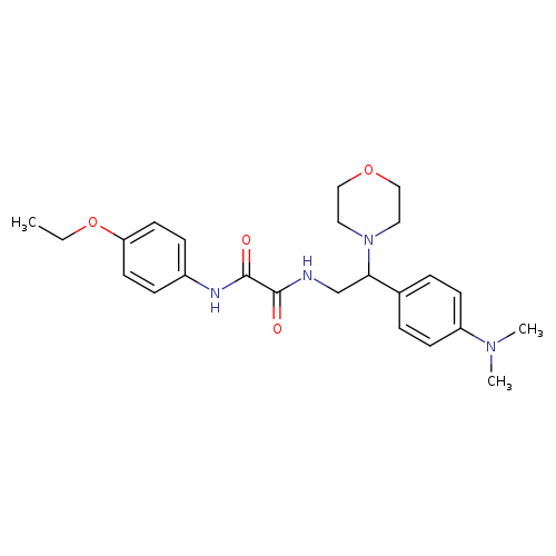 N-{2-[4-(dimethylamino)phenyl]-2-(morpholin-4-yl)ethyl}-N'-(4-ethoxyphenyl)ethanediamide