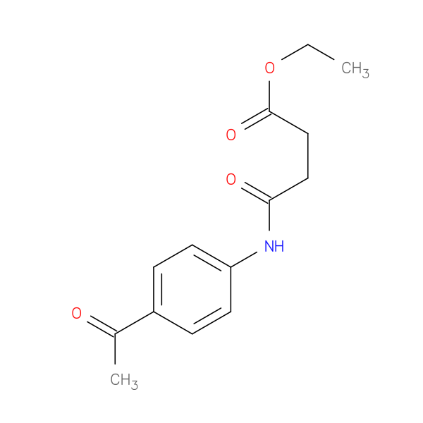ethyl 3-[(4-acetylphenyl)carbamoyl]propanoate