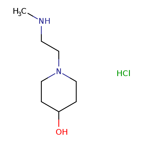 1-(2-(Methylamino)ethyl)piperidin-4-ol hcl