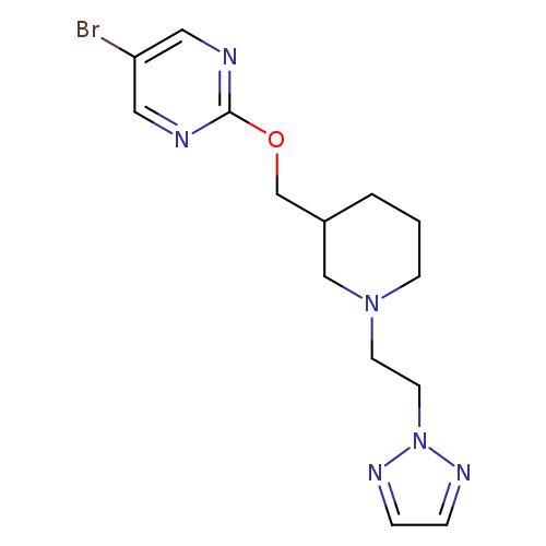 5-bromo-2-({1-[2-(2H-1,2,3-triazol-2-yl)ethyl]piperidin-3-yl}methoxy)pyrimidine